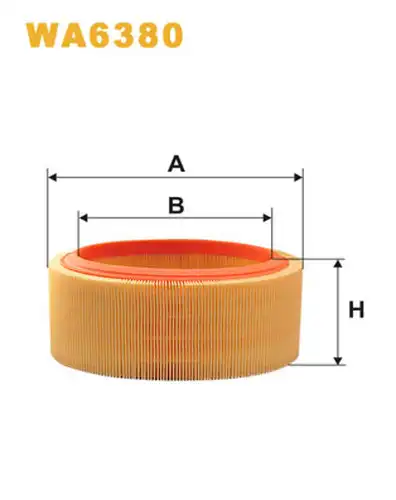 въздушен филтър WIX FILTERS WA6380