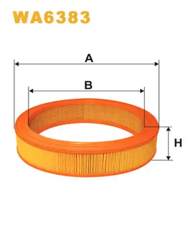 въздушен филтър WIX FILTERS WA6383