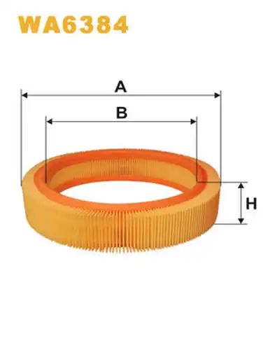 въздушен филтър WIX FILTERS WA6384