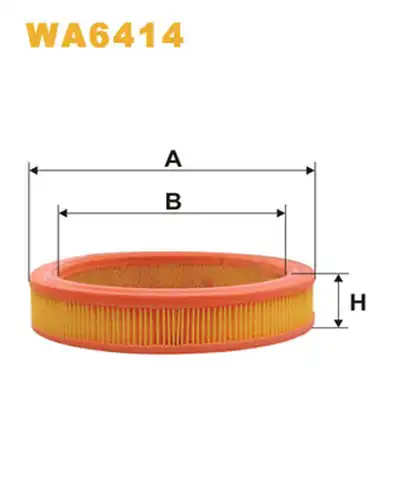 въздушен филтър WIX FILTERS WA6414