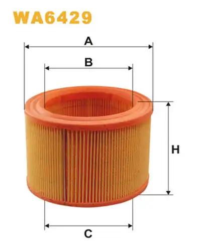 въздушен филтър WIX FILTERS WA6429