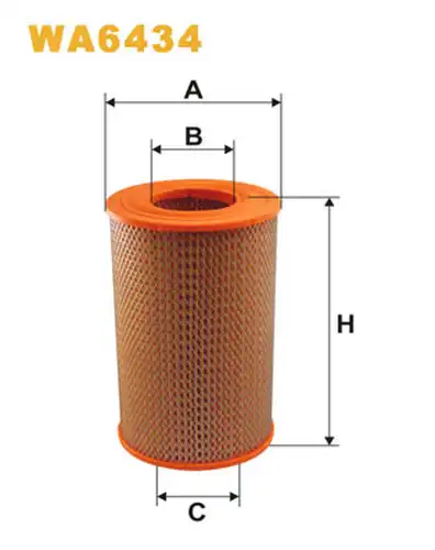 въздушен филтър WIX FILTERS WA6434