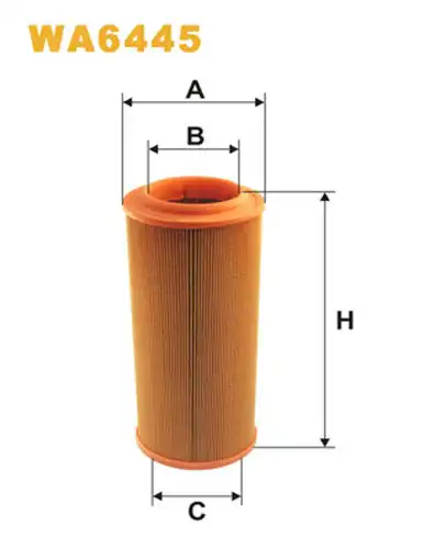 въздушен филтър WIX FILTERS WA6445