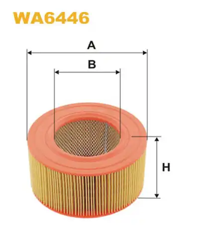 въздушен филтър WIX FILTERS WA6446