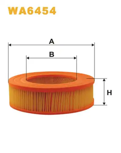 въздушен филтър WIX FILTERS WA6454