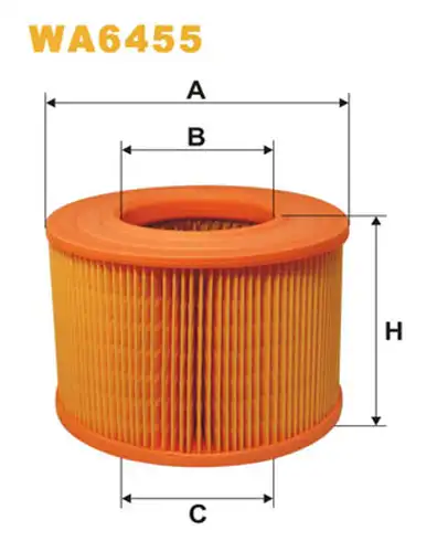 въздушен филтър WIX FILTERS WA6455