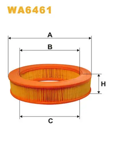 въздушен филтър WIX FILTERS WA6461