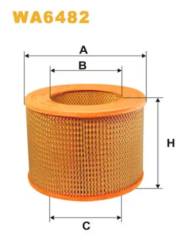 въздушен филтър WIX FILTERS WA6482