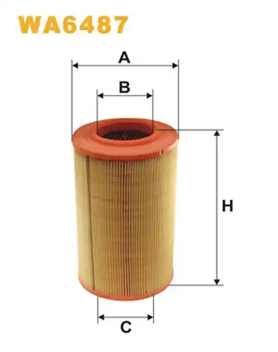 въздушен филтър WIX FILTERS WA6487