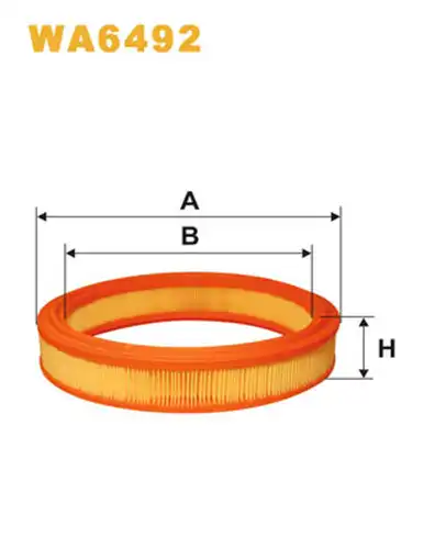 въздушен филтър WIX FILTERS WA6492