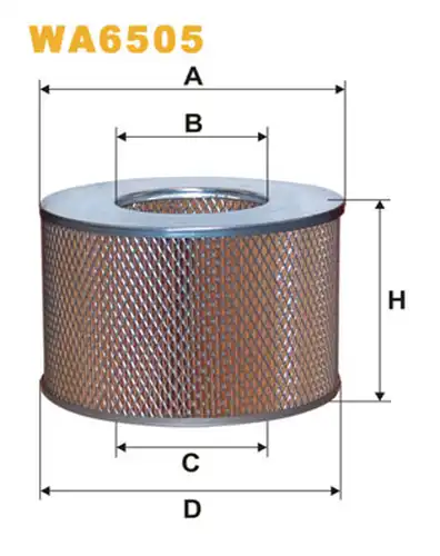 въздушен филтър WIX FILTERS WA6505