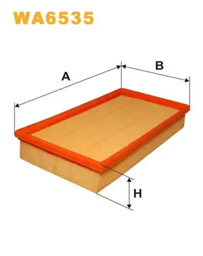 въздушен филтър WIX FILTERS WA6535
