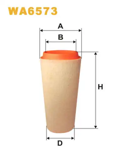 въздушен филтър WIX FILTERS WA6573