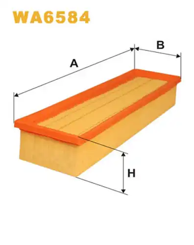 въздушен филтър WIX FILTERS WA6584