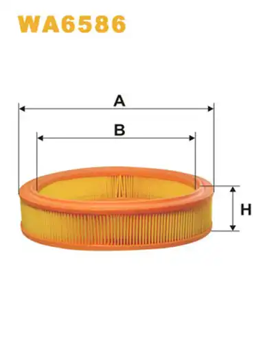 въздушен филтър WIX FILTERS WA6586