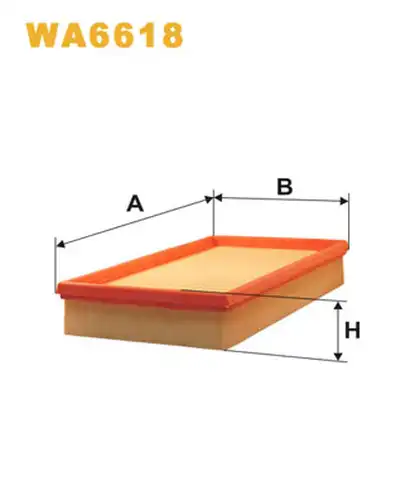 въздушен филтър WIX FILTERS WA6618