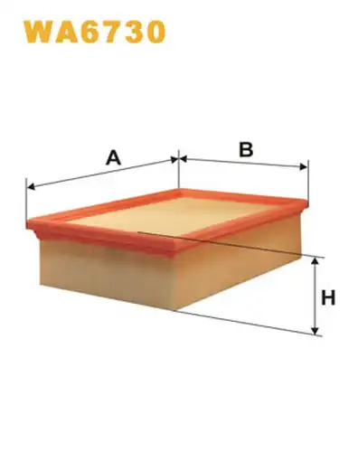 въздушен филтър WIX FILTERS WA6730