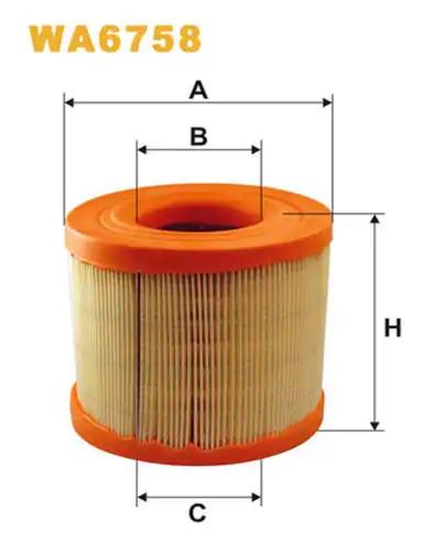 въздушен филтър WIX FILTERS WA6758