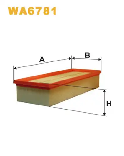 въздушен филтър WIX FILTERS WA6781