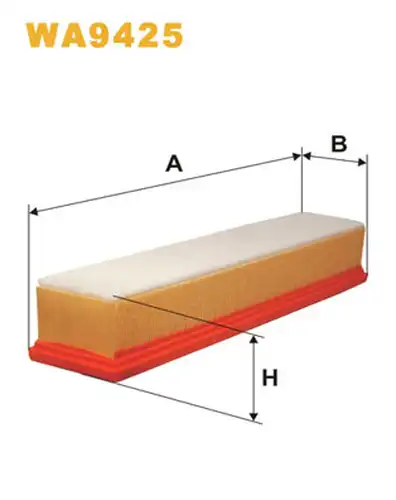 въздушен филтър WIX FILTERS WA9425