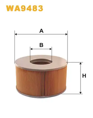 въздушен филтър WIX FILTERS WA9483