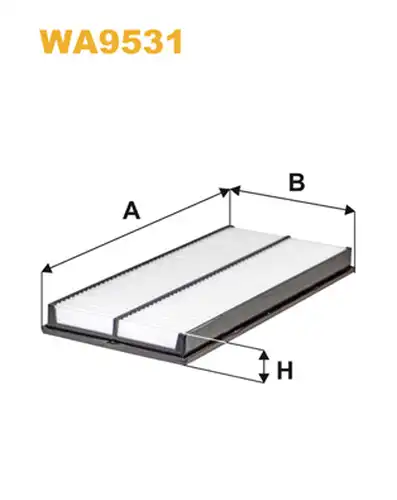 въздушен филтър WIX FILTERS WA9531