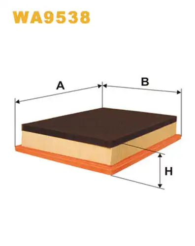 въздушен филтър WIX FILTERS WA9538