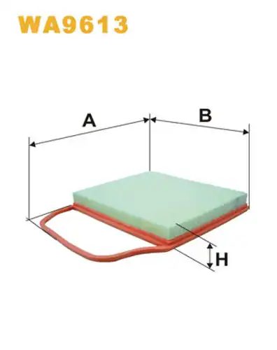 въздушен филтър WIX FILTERS WA9613