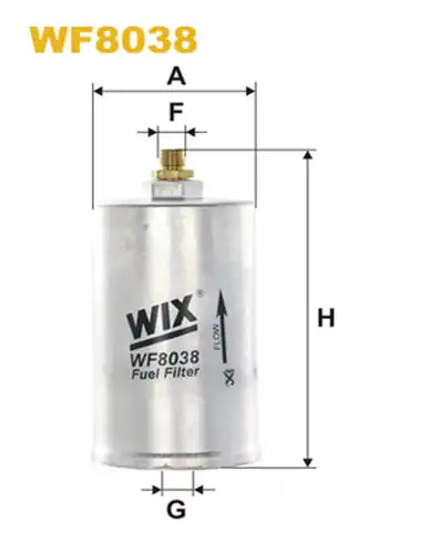 горивен филтър WIX FILTERS WF8038