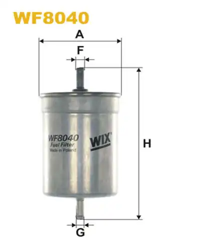 горивен филтър WIX FILTERS WF8040