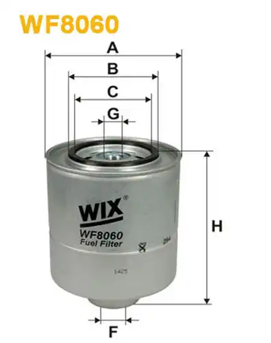 горивен филтър WIX FILTERS WF8060