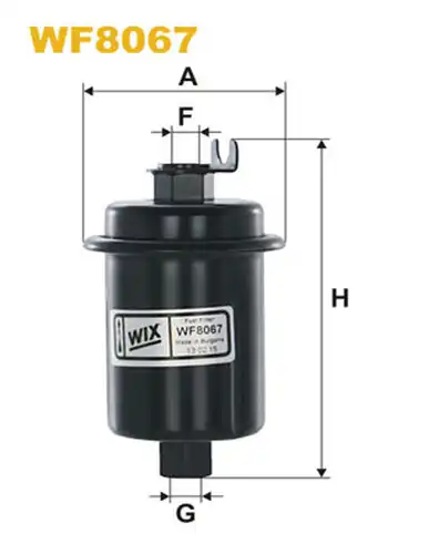 горивен филтър WIX FILTERS WF8067