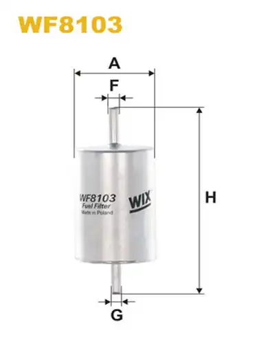 горивен филтър WIX FILTERS WF8103