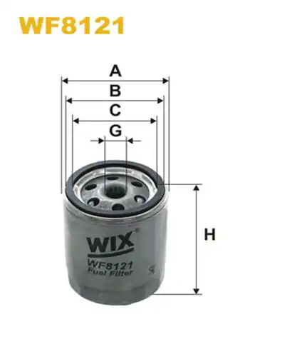 горивен филтър WIX FILTERS WF8121