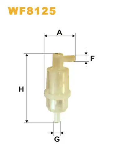 горивен филтър WIX FILTERS WF8125