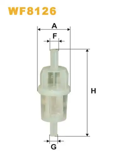 горивен филтър WIX FILTERS WF8126