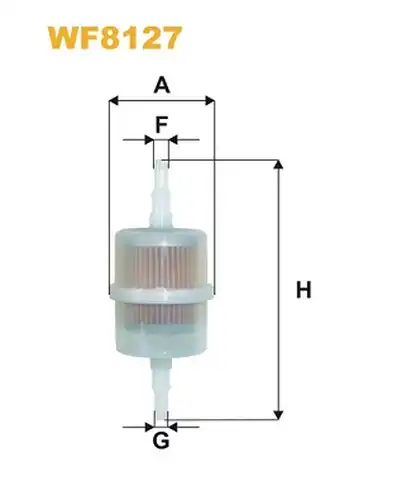 горивен филтър WIX FILTERS WF8127