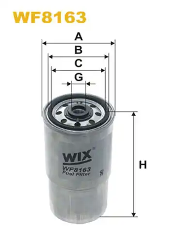 горивен филтър WIX FILTERS WF8163