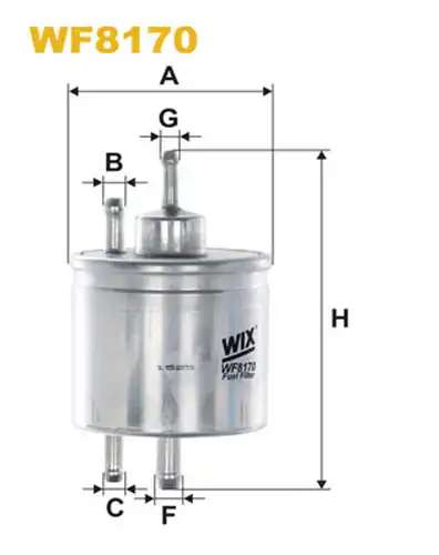 горивен филтър WIX FILTERS WF8170