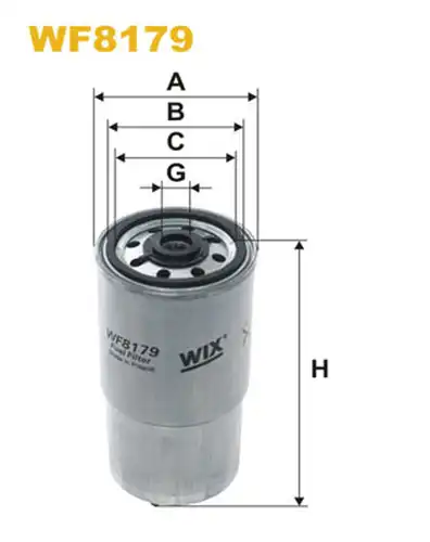 горивен филтър WIX FILTERS WF8179