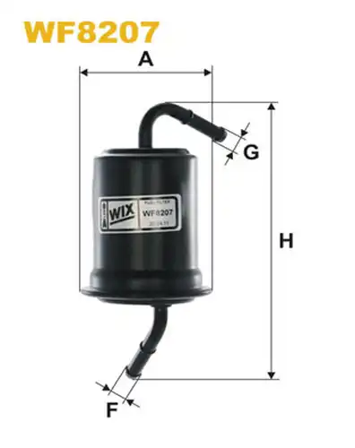 горивен филтър WIX FILTERS WF8207