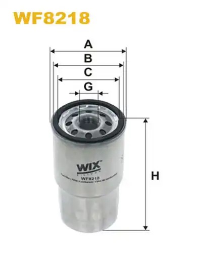 горивен филтър WIX FILTERS WF8218