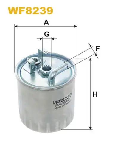 горивен филтър WIX FILTERS WF8239