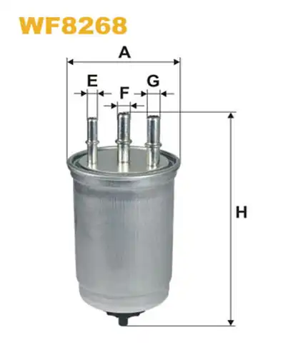 горивен филтър WIX FILTERS WF8268