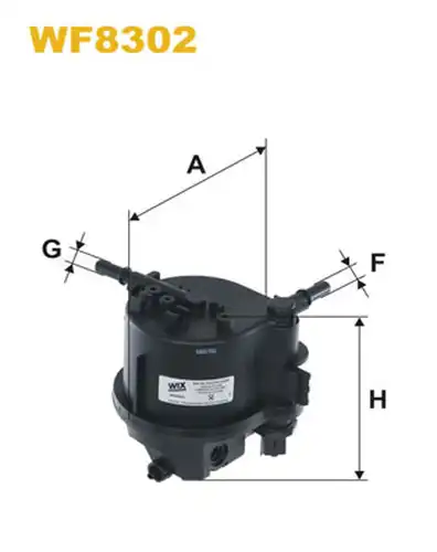 горивен филтър WIX FILTERS WF8302