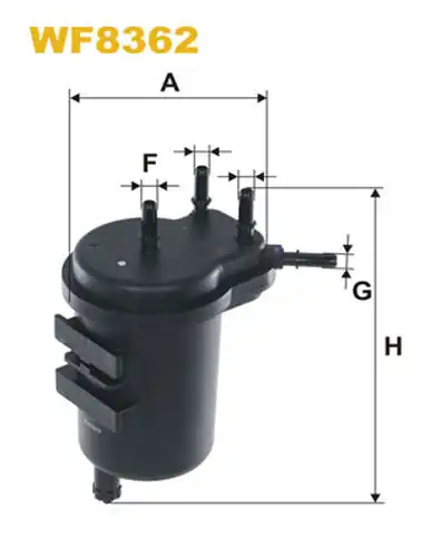 горивен филтър WIX FILTERS WF8362