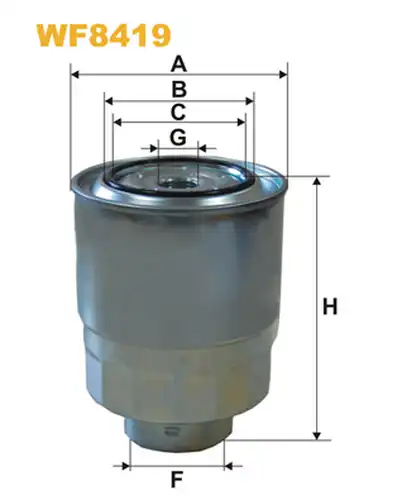 горивен филтър WIX FILTERS WF8419