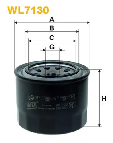 маслен филтър WIX FILTERS WL7130