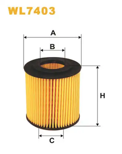 маслен филтър WIX FILTERS WL7403