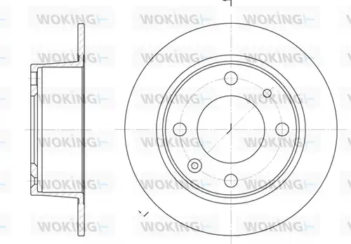 спирачен диск WOKING D6021.00